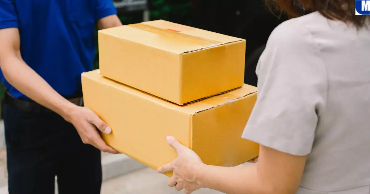 A entrega não pode ser efetuada - carteiro não atendido